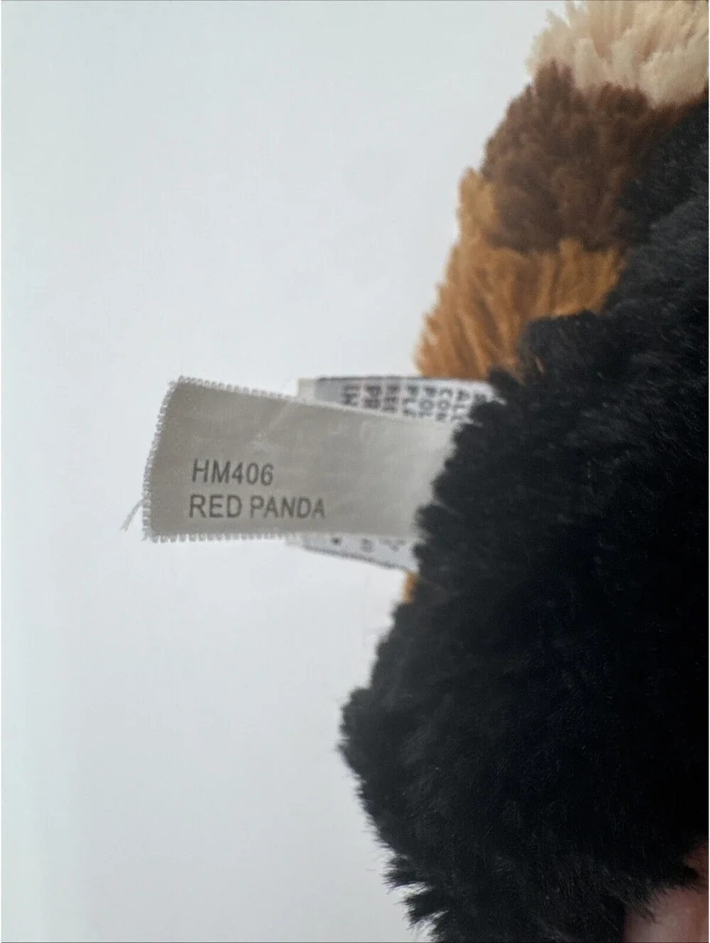 GANZ Webkinz Red Panda HM406 No Code Retired Plush Stuffed Animal Toy Rare
